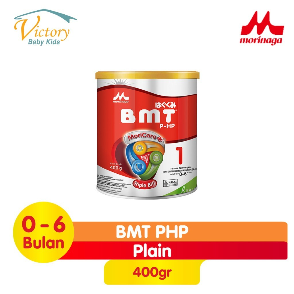 Morinaga BMT P-HP 400gr 0-6 Bulan - Susu Khusus Alergi (Hypoallergenic) 0-6 Bulan