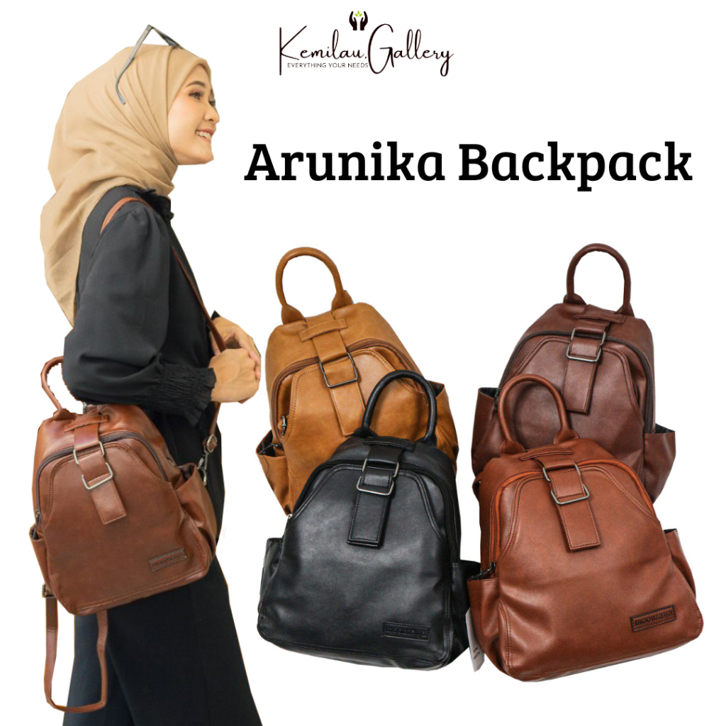 Tas Gendong Ransel Arunika Backpack Original MOONZAYA ( Arunika Reborn)