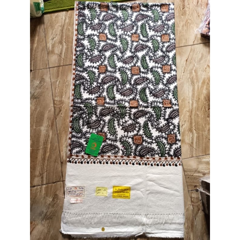 SORBAN SULAM KRITING KASHMIRI ASLI SULAM BORDIR TANGAN