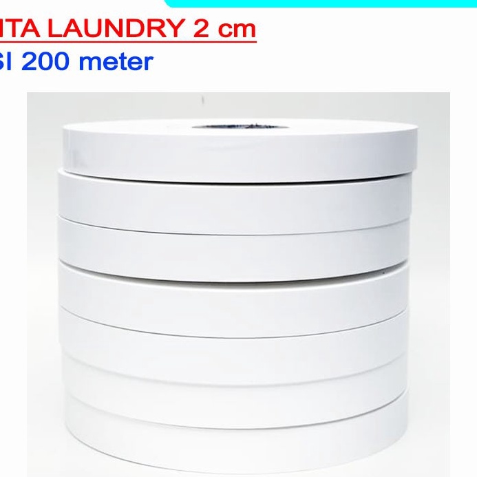 

Unggul PITA LAUNDRY TAFFETA LABEL PENANDA ROLL KAIN KERTAS 2 mm 2 cm 2 meter