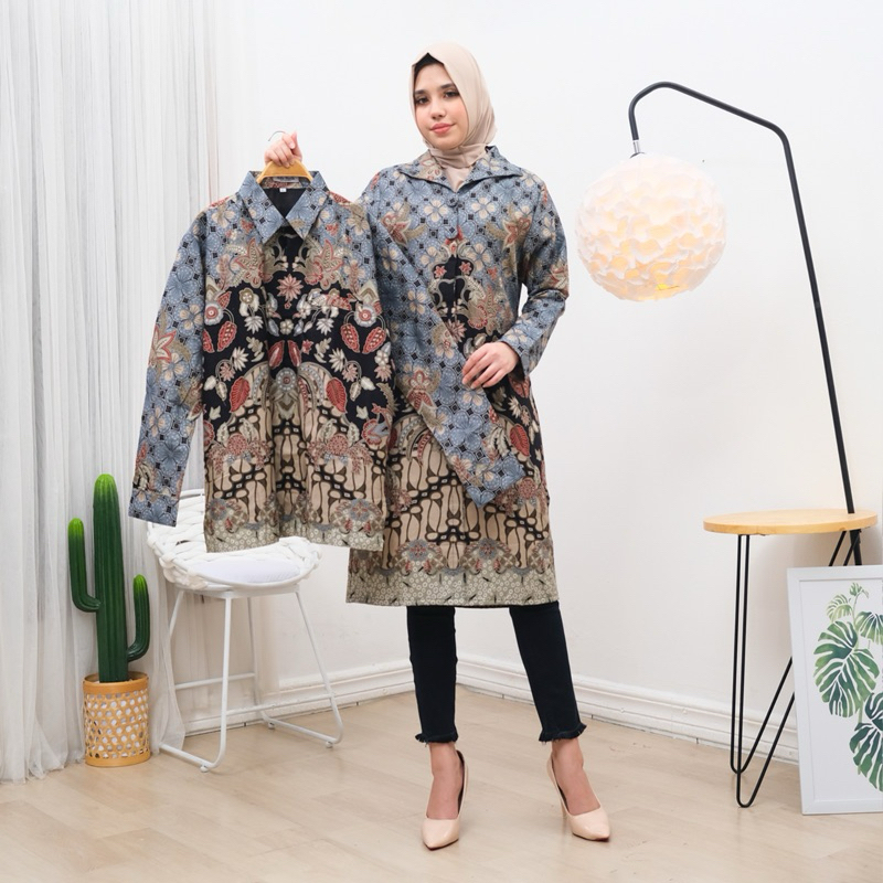 Batik Premium Tunik Wanita Solo Puring Premium
