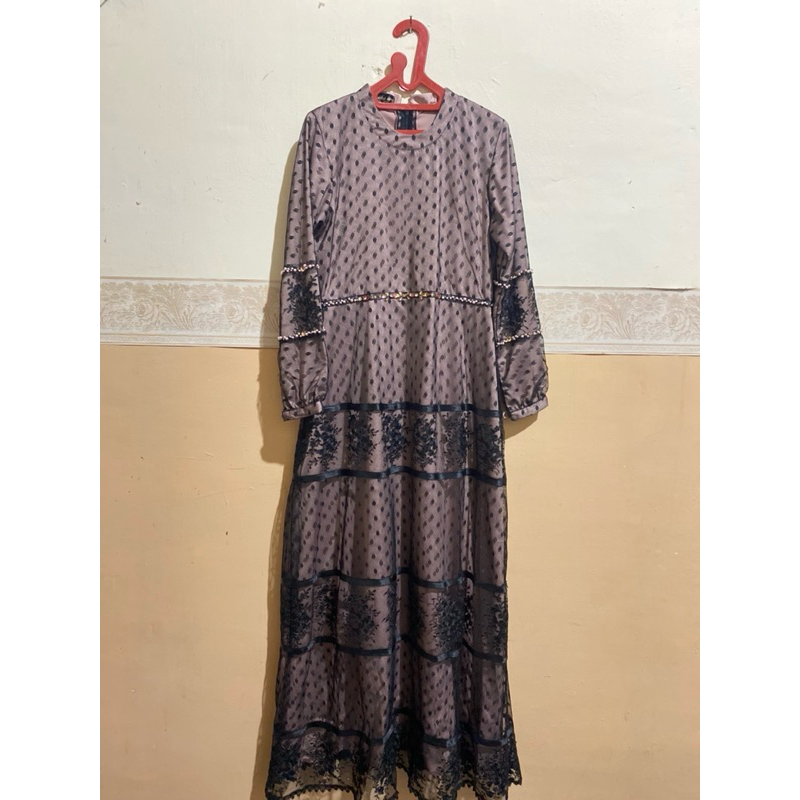 preloved dress brokat