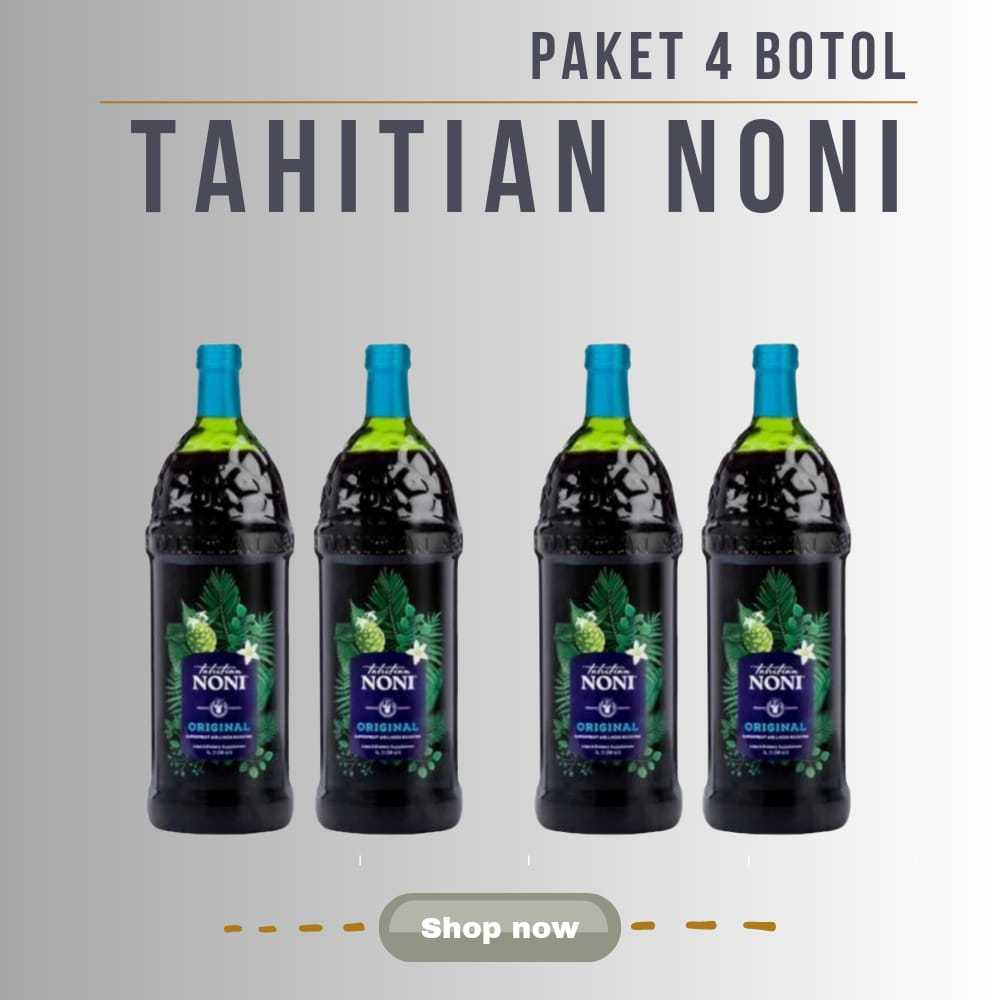 

Paket 4 Tahitian Noni | Minuman Herbal Meningkatkan Kekebalan Tubuh | Noni Paket 4 Botol