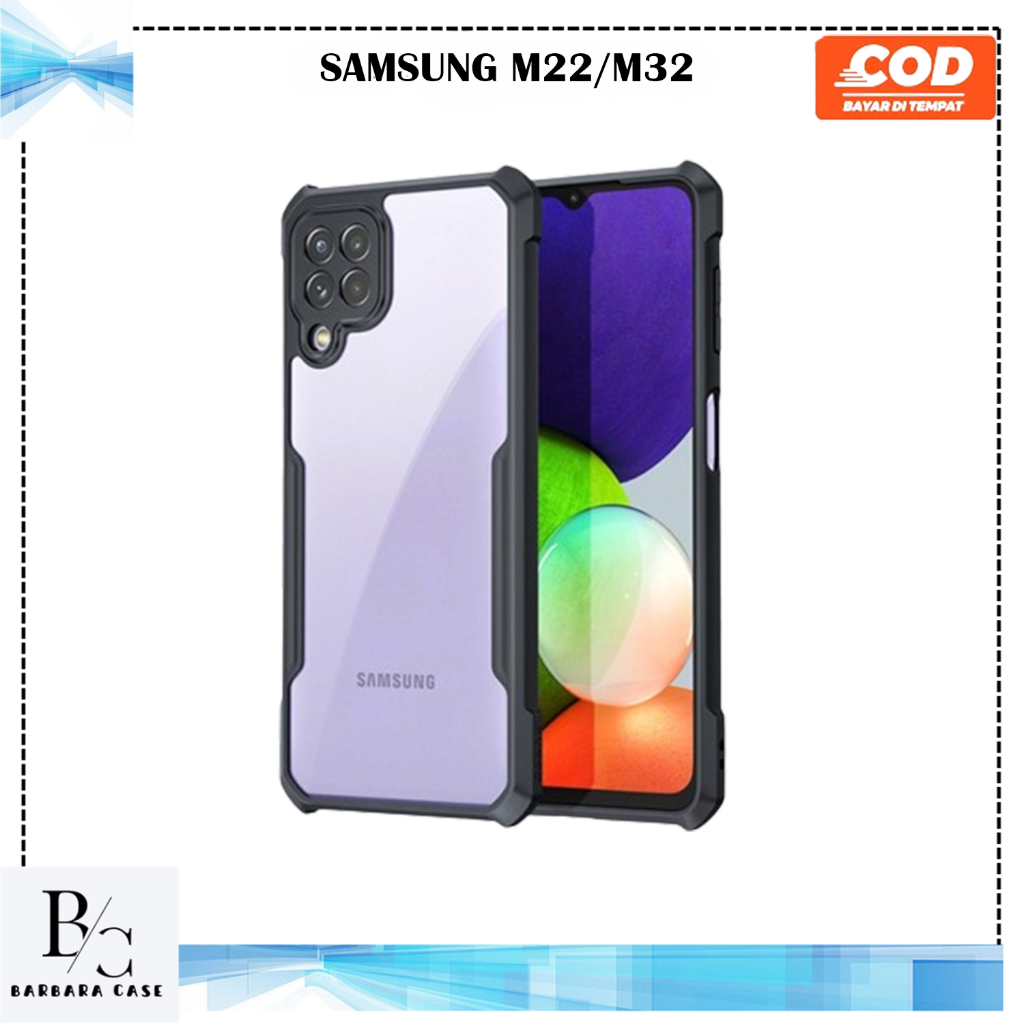CASE SAMSUNG GALAXY M22 M32 SHOCKPROOF FUSION CRACK XUNDD CASE