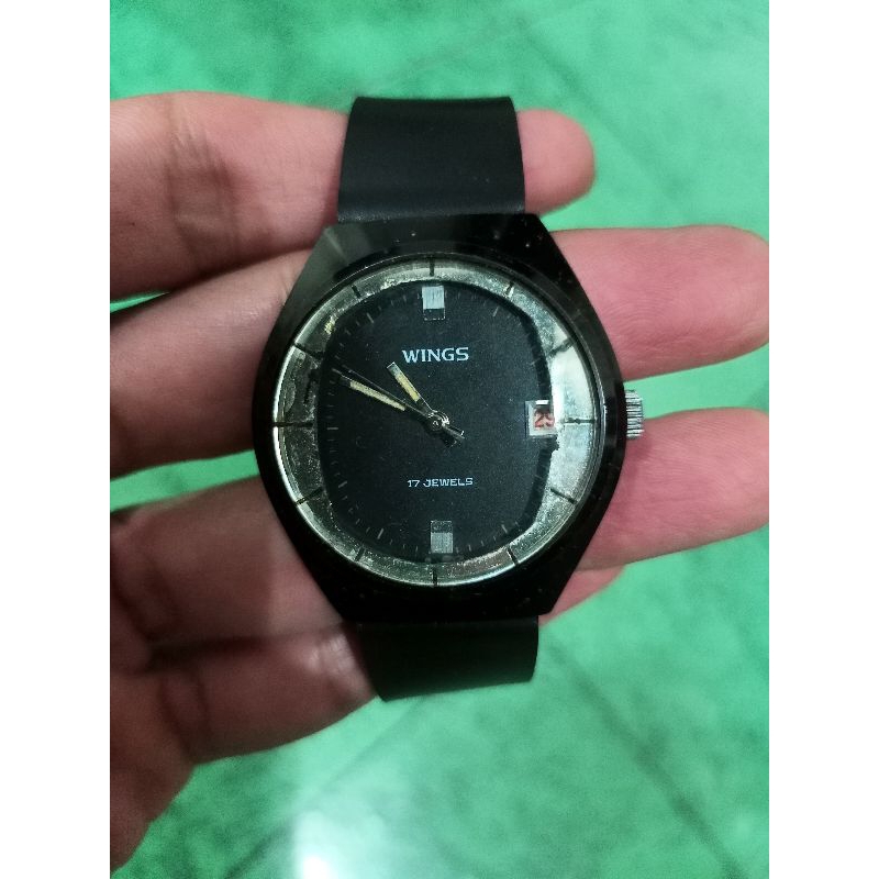 jam tangan analog WINGS passed matic