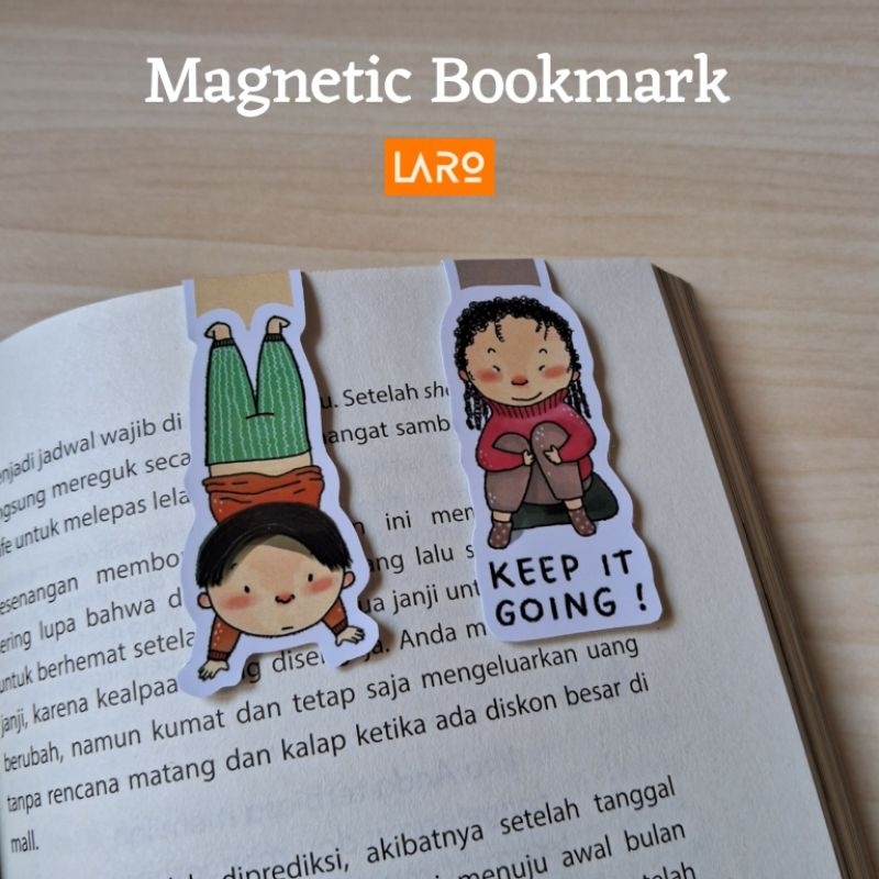 

(Dapat 2) Pembatas Buku Magnetic | Limited Edition! (Stock terbatas)