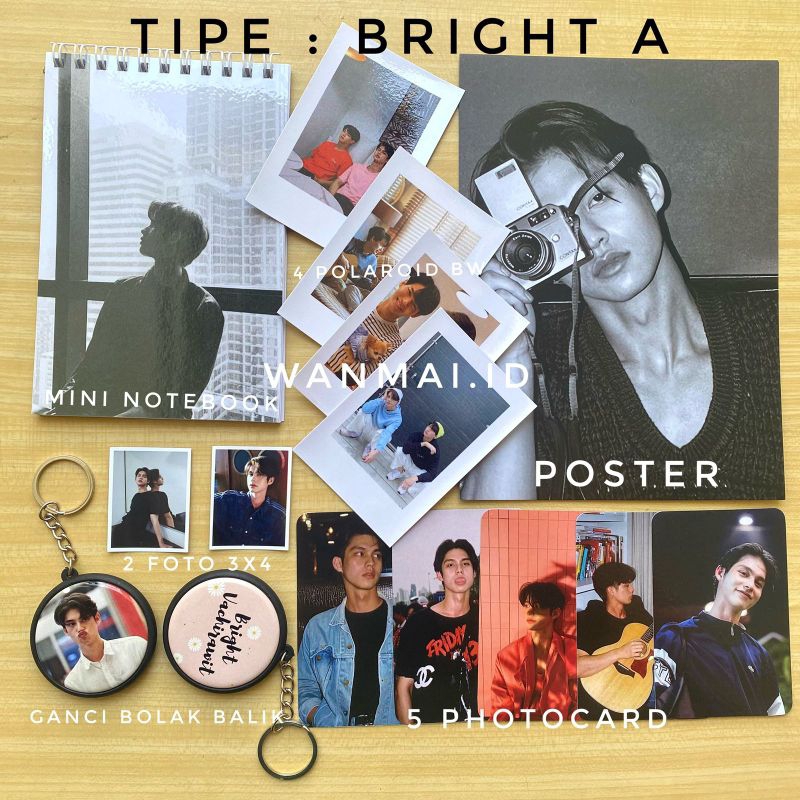 FANKIT PHOTOCARD BRIGHT VACHIRAWIT GMMTV THAILAND