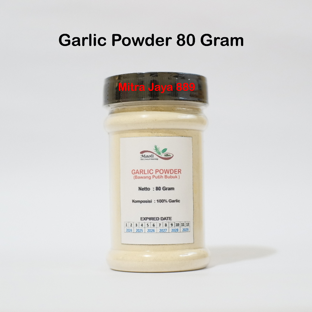 

Bawang Putih Bubuk 80 gram / Garlic Powder / Bumbu Bawang Putih Asli