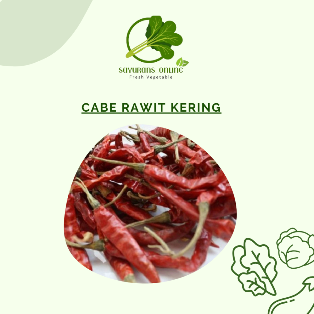 

cabe rawut kering // lombok kecil kering 100gr