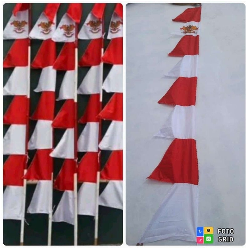 Bendera umbul2 merah putih / macam2 bendera umbul2