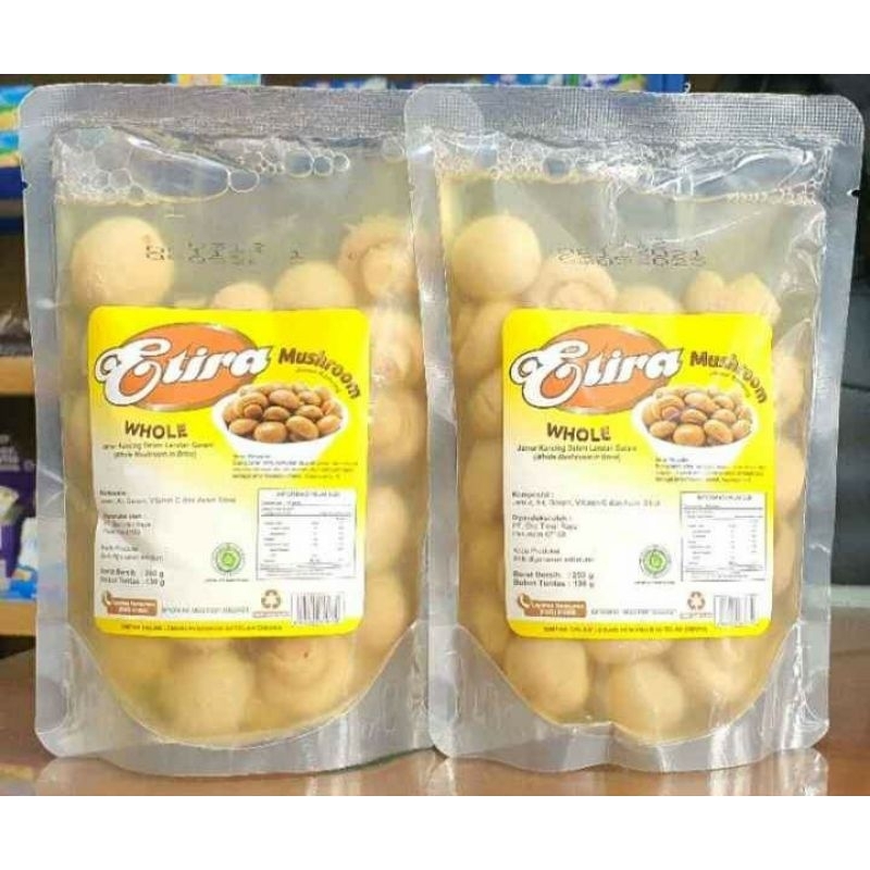 

Etira mushroom jamur kancing whole 250 gram