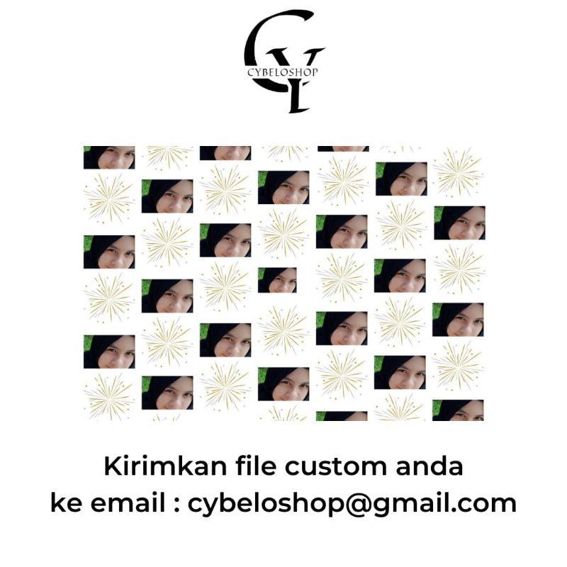 

KERTAS KADO CUSTOM DESIGN FOTO TEKS/GIFT WRAPPING