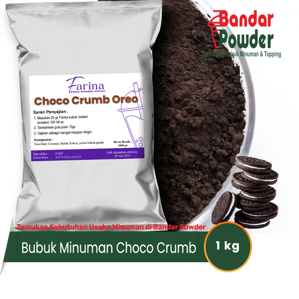 

Bubuk Minuman Premium Choco Crumbs / Oreo 1 kg