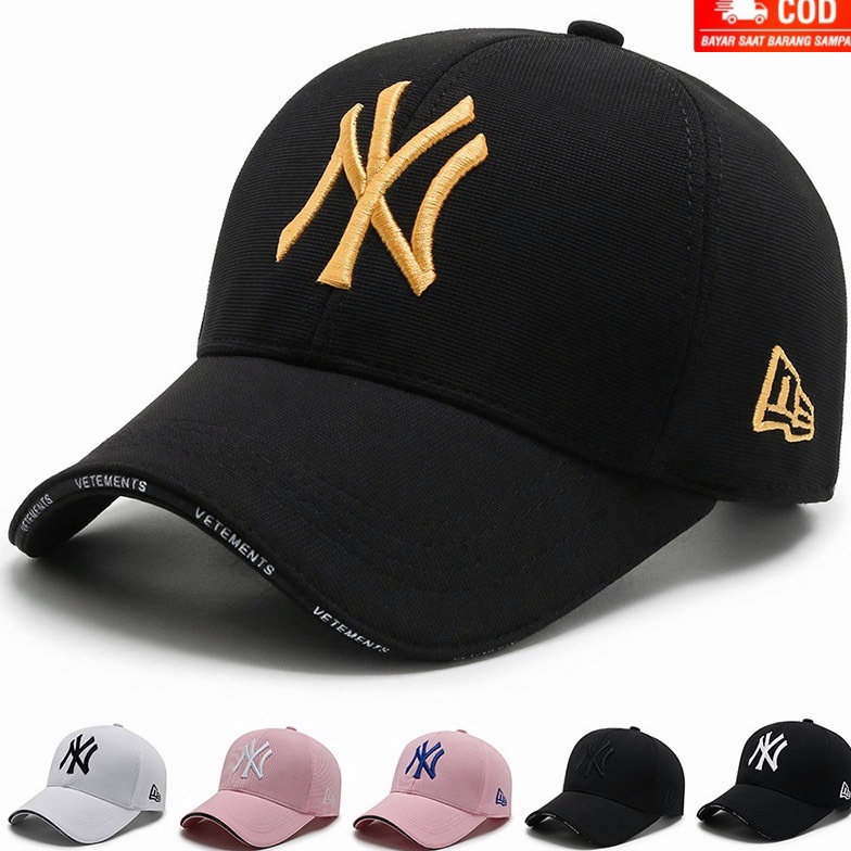 EKSTRA PROMO New Era Topi Baseball Pria Wanita NY Polos Distro Baseball Caps New York Polos Import K