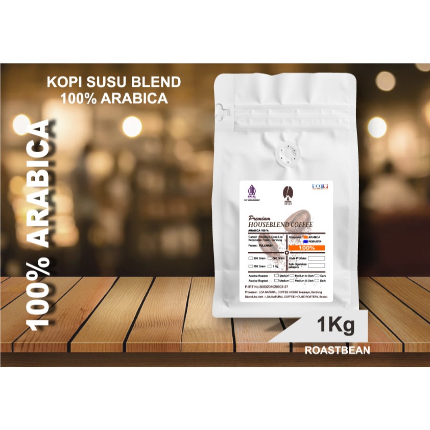 

HOUSEBLEND COFFEE 100% ARABICA PREMIUM 1 KG