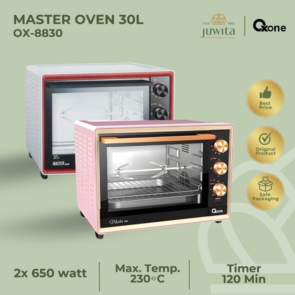 Oxone OX8830 Oven Listrik Toaster Jumbo 30 L Master Oven Premium