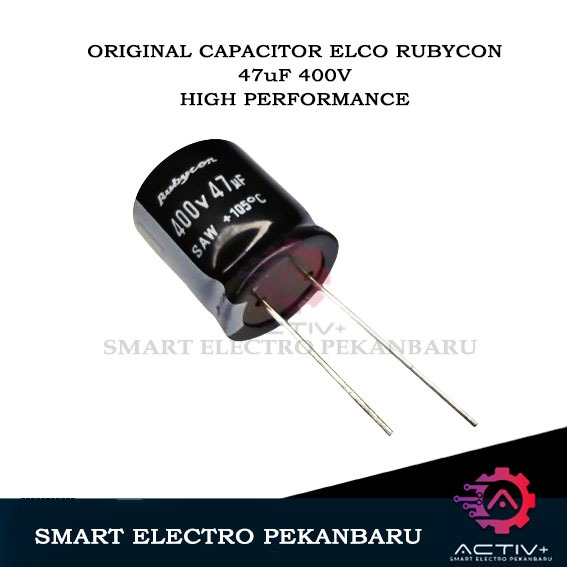 ORIGINAL ELCO 47uF 400V RUBYCON CAPACITOR Elko Kapasitor 47 uF 400VOLT KAPACITOR 40UF 45UF 46UF 48UF