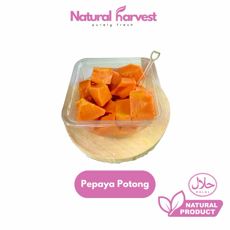 

Buah Pepaya California Potong Fresh 300gr | NaturalHarvest!