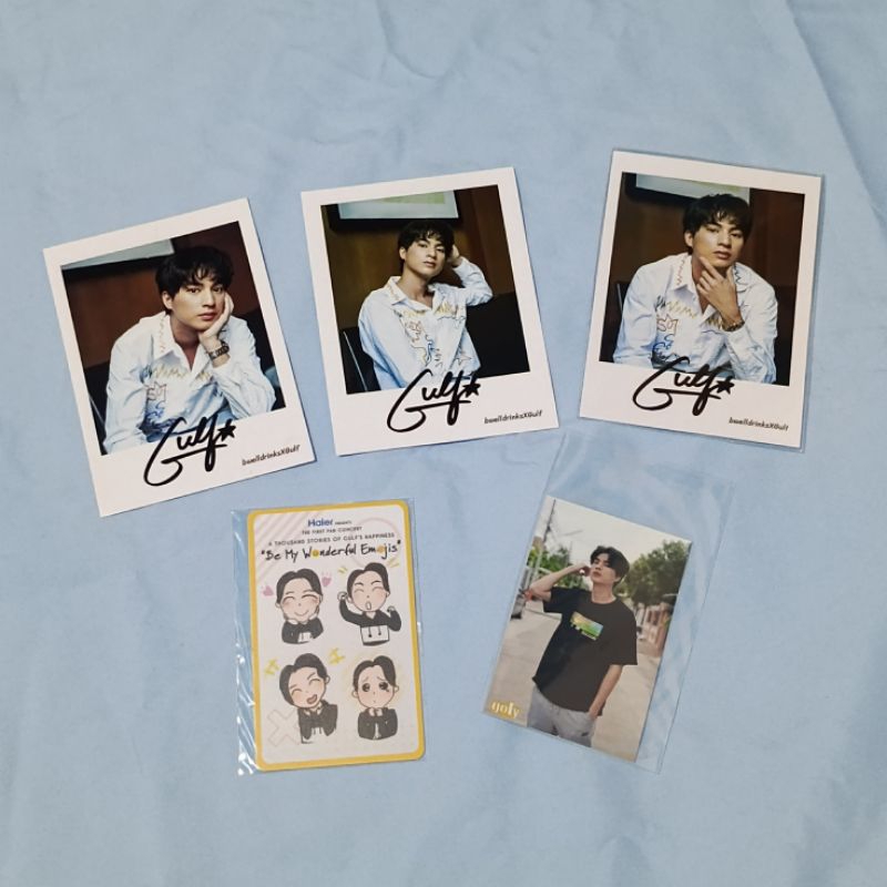 Gulf Kanawut Postcard Polaroid Rare OFFICIAL