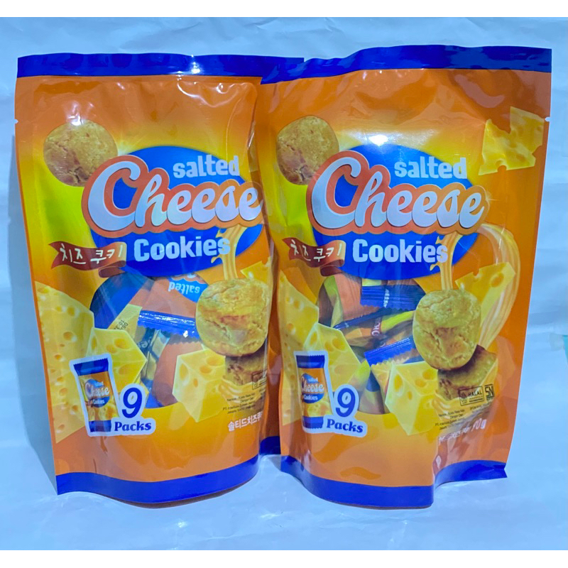 

Naraya Cookies Mini Salted Rich Cheese Cookies 90gr (1 Bag = 9 Pack)