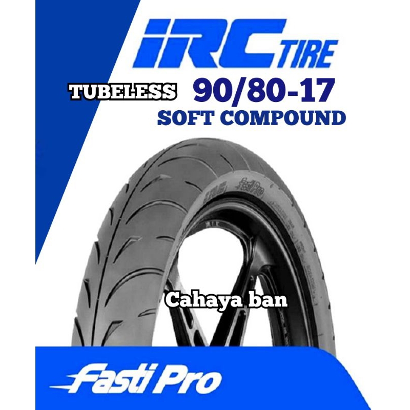 Ban Irc Fasti Pro 90/80-17 Tubeless ban soft compound ban irc 90/80-17 ban irc fastipro 90/80-17 tub