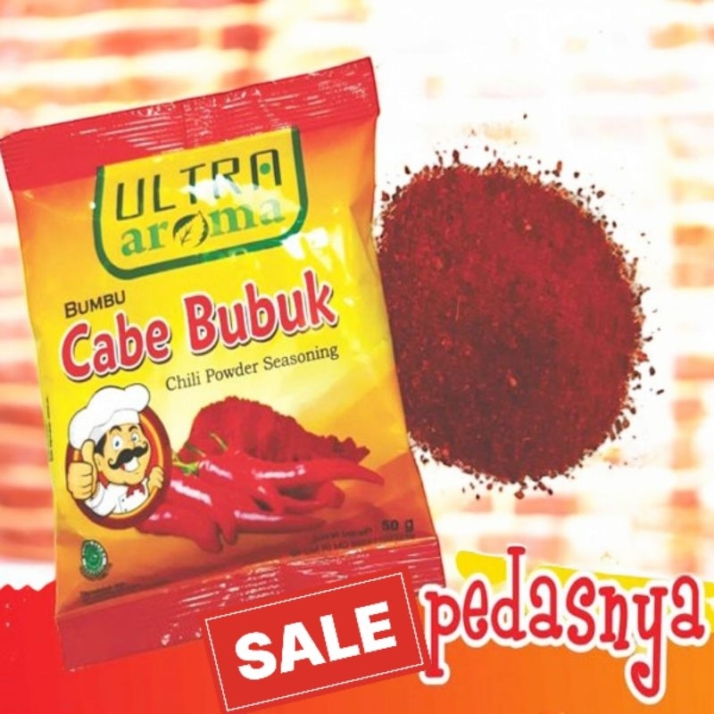 

Cabe Bubuk Ultra Aroma 50 Gram