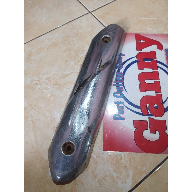 TAMENG PELINDUNG KNALPOT JUPITER Z NEW ROBOT ORIGINAL BEKAS