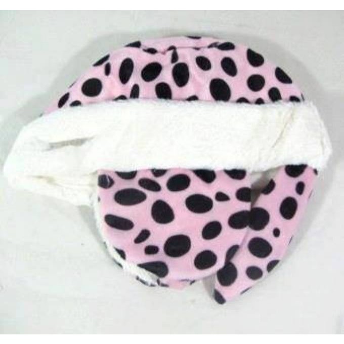 Topi Anak Perempuan Motif Leopard