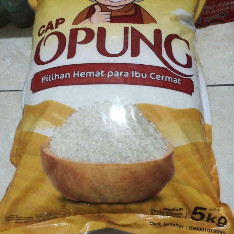 

Beras Cap OPUNG Kemasan 5 Kg