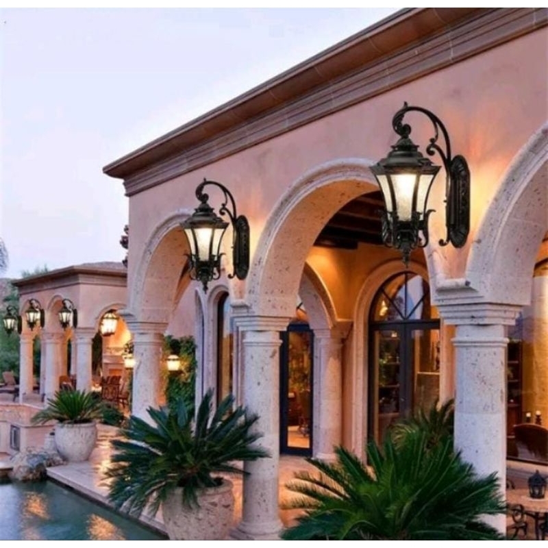 ⭐GARANSI⭐ LAMPU DINDING OUTDOOR LAMPU HIAS TERAS MEWAH