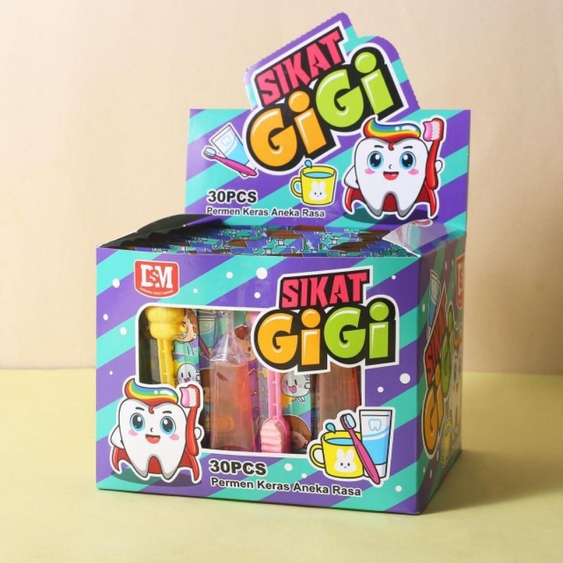 

1pack PERMEN SIKAT GIGI ( ISI 30 PCS)