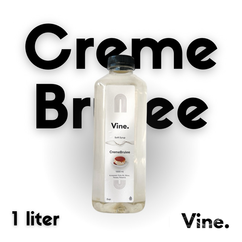 

Vine Sirup Rasa CremeBrulee 1 Liter