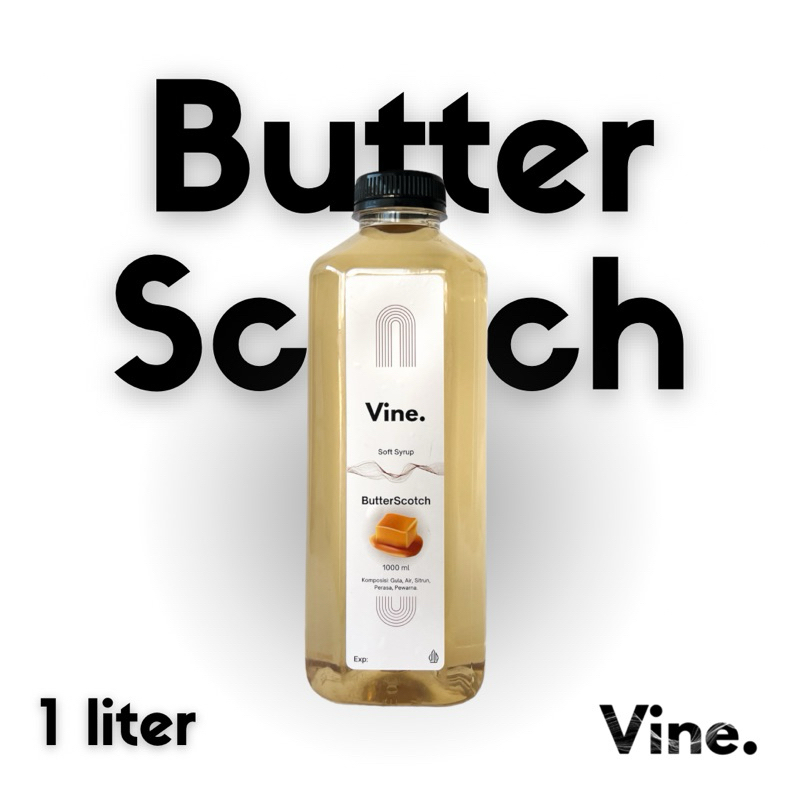 

Vine Sirup Rasa ButterScotch 1 Liter