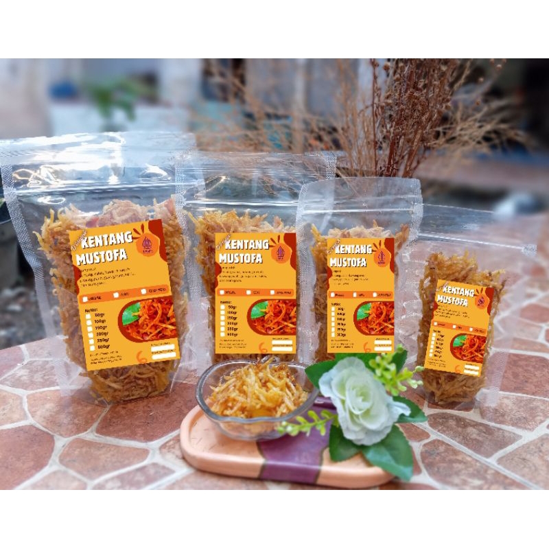 

Kentang Mustofa / Kering Kentang Renyah & Krispi Standing Pouch 200gr