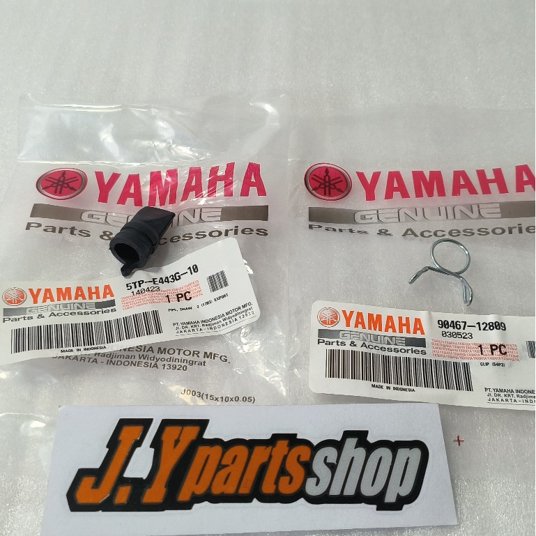 PIPE DRAIN SELANG HITAM DAN CLIP BOX TUTUP FILTER MIO J SOUL GT FINO FI XRIDE X RIDE ORI YGP 5TP-E44