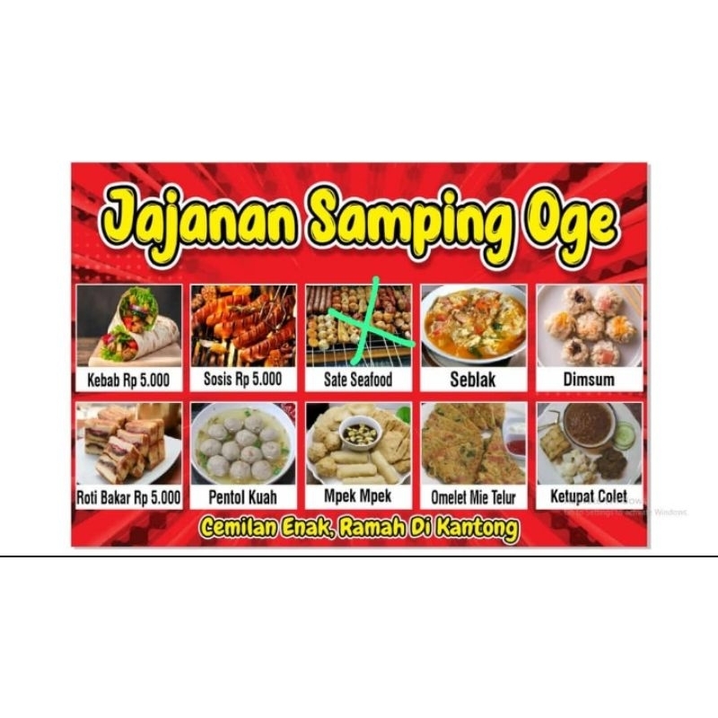 

Cemilan Samping Oge