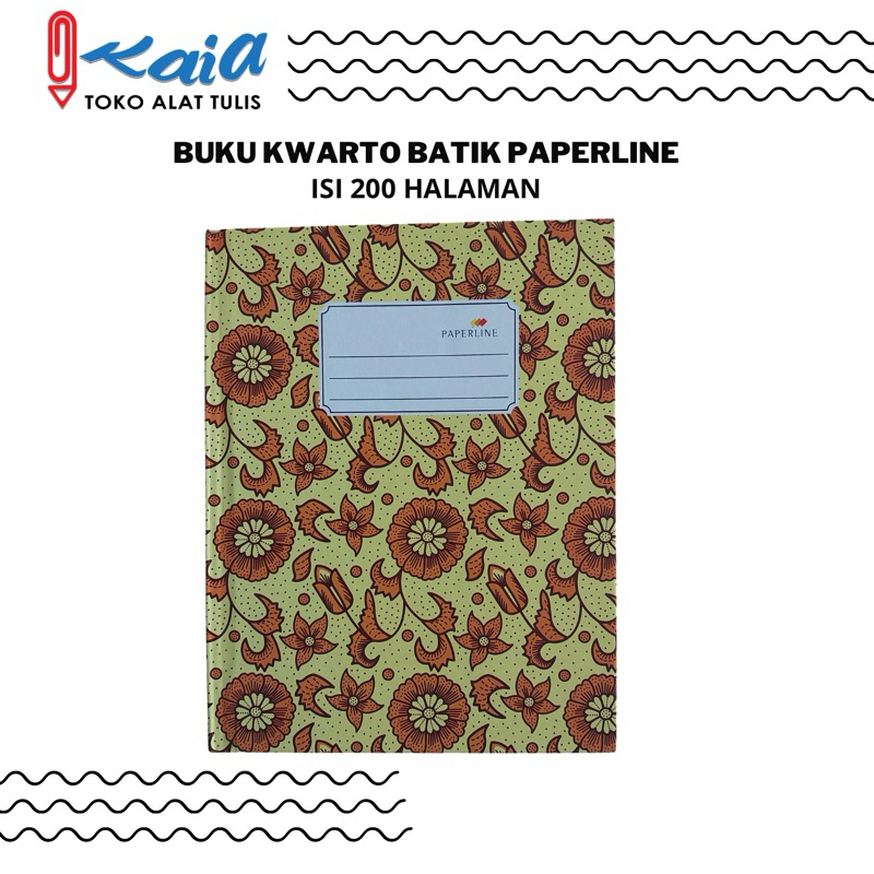 

BUKU KWARTO BATIK PAPERLINE ISI 200 HALAMAN