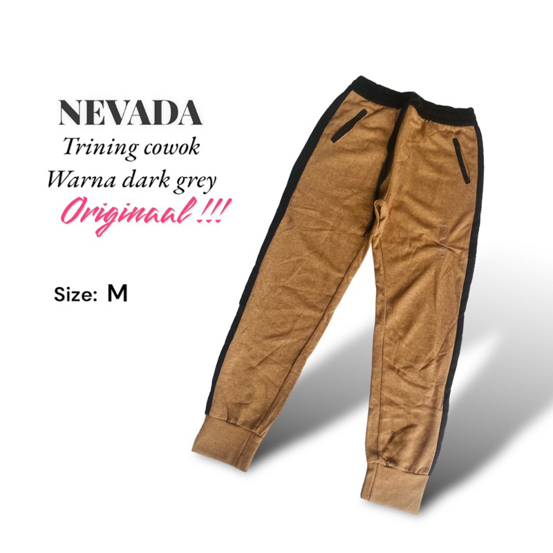 joger nevada pria wanita original