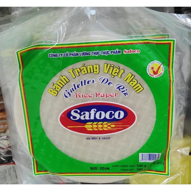 

Safoco Banh Trang Rice Paper / Kulit Lumpia 22cm - 300G (IMPORT) th