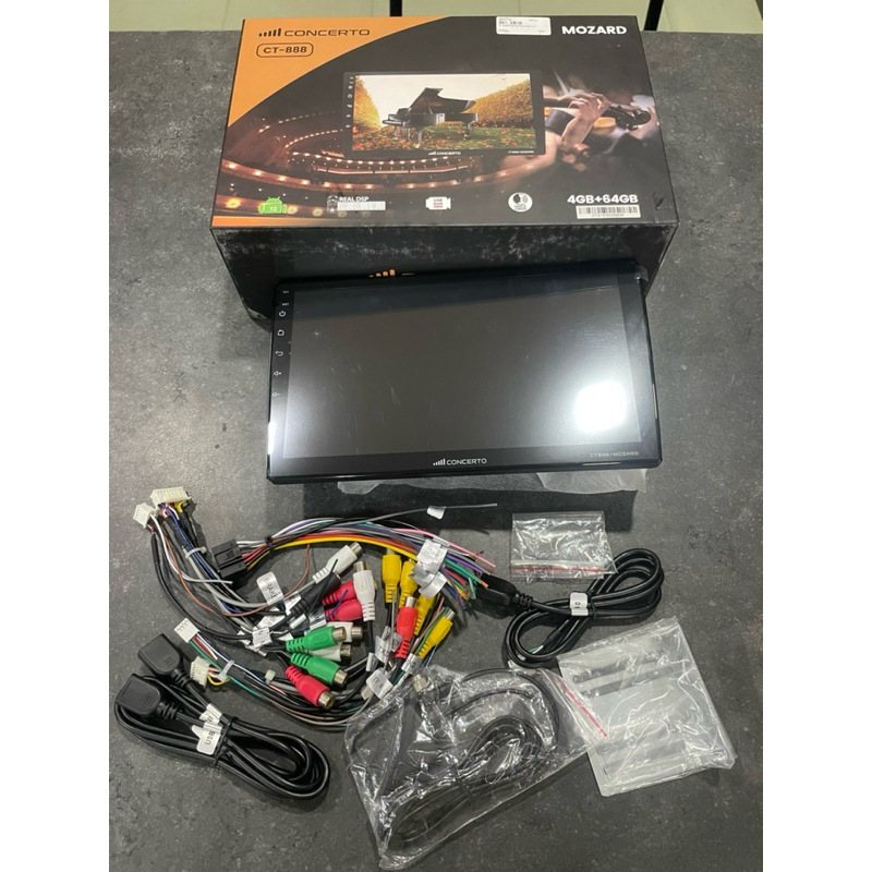 HEAD UNIT ANDROID CONCERTO 10 inch 4GB+64GB