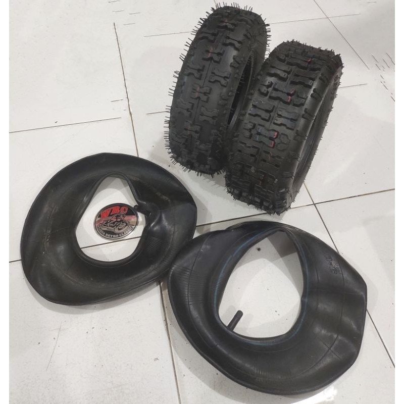 Ban Depan dan Belakang motor Mini ATV Luar dan Dalam Ring 6