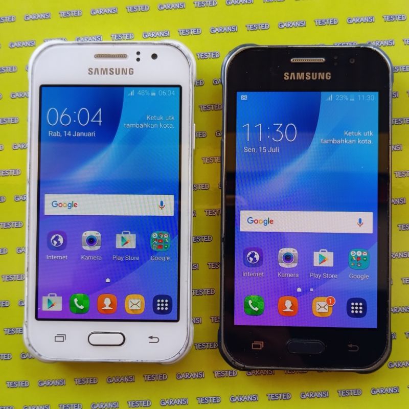 SAMSUNG J1 ACE 4G LTE AMOLED Selebihnya Normal Siap Pakai Handphone Bekas Berkualitas Garansi