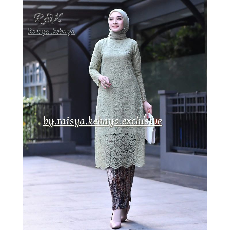 COD> SET KEBAYA TUNIK BRUKAT MELAYU - BAJU WANITA KEBAYA MODERN - BAJU KEBAYA BRUKAT -BAJU KONDANGAN