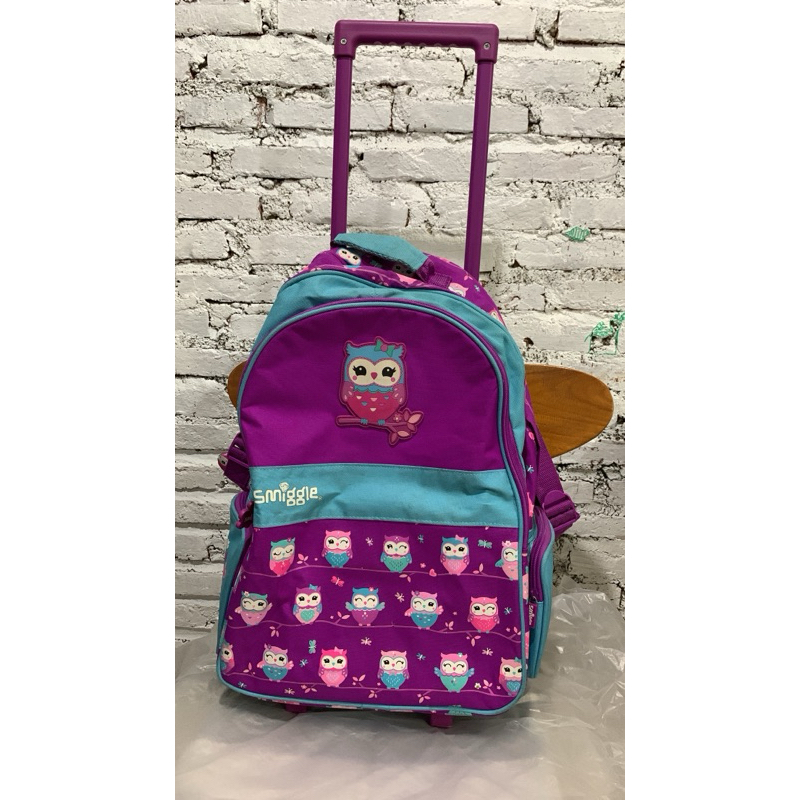 preloved tas smiggle roda bisa nyala - second smiggle tas sekolah