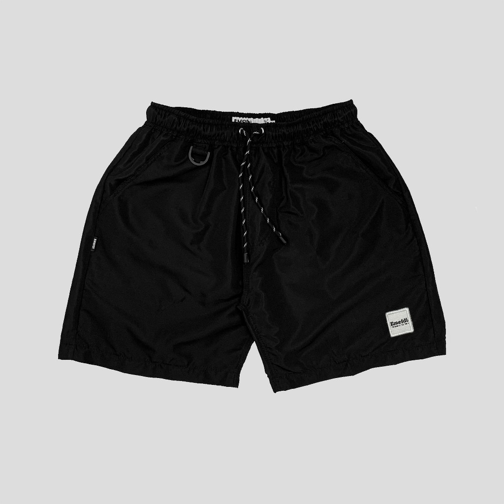 EMEFDI BOARDSHORT Code HURT BLACK CELANA PENDEK CELANA PARASUT SHORTPANT