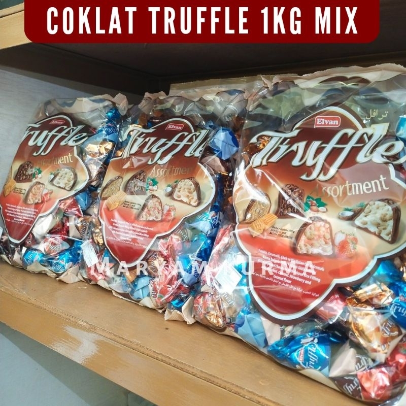 

COKLAT TRUFFLE 1 KG MIX ELVAN TURKI / COKELAT TURKEY