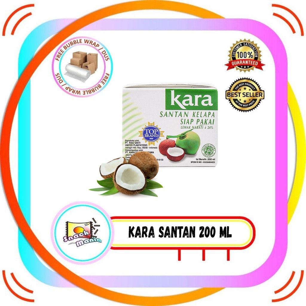 

KARA Santan Kelapa Cair 200 ml Siap Pakai