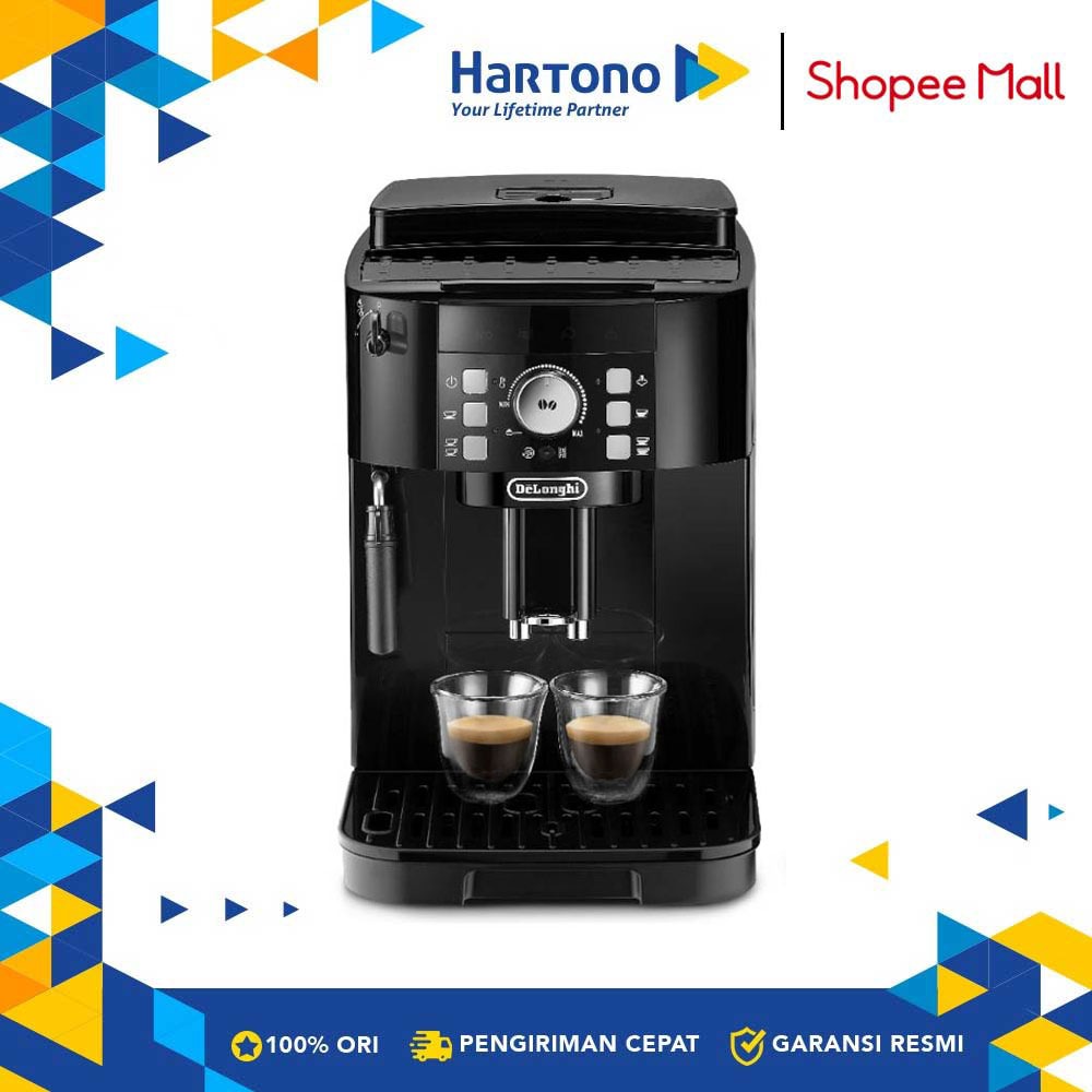 DeLonghi ECAM 12.122.B Mesin Kopi Otomatis - Hitam