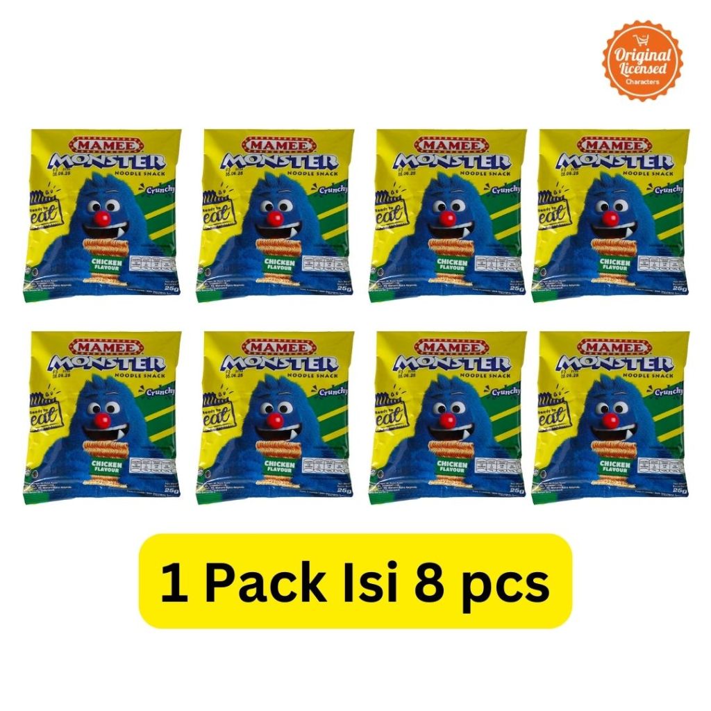 

Mamee Monster Noodle Snack (Chicken) isi 8 packs (Asli)