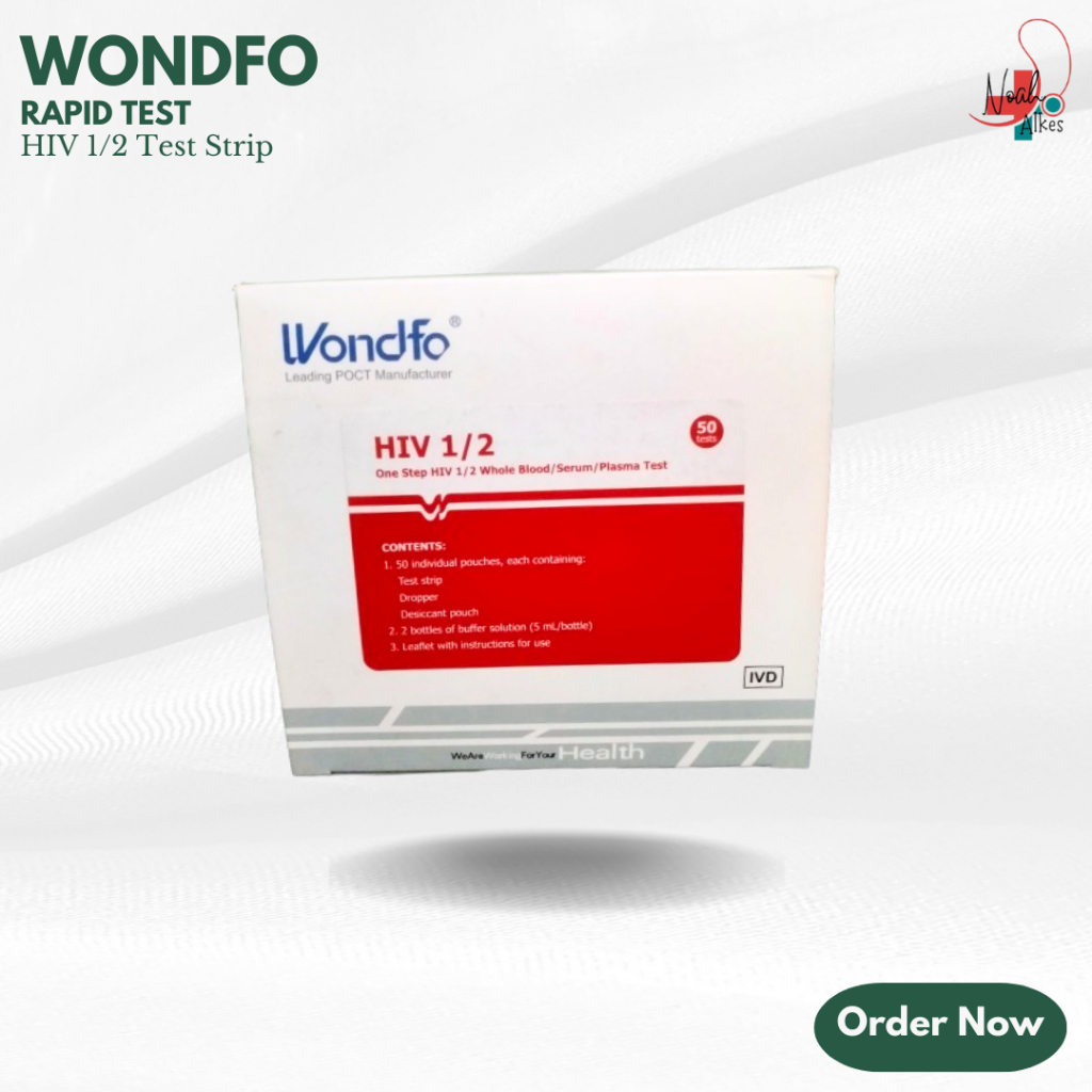 HIV 1/2 STRIP TEST (50 TEST) | RAPID TEST WONDFO